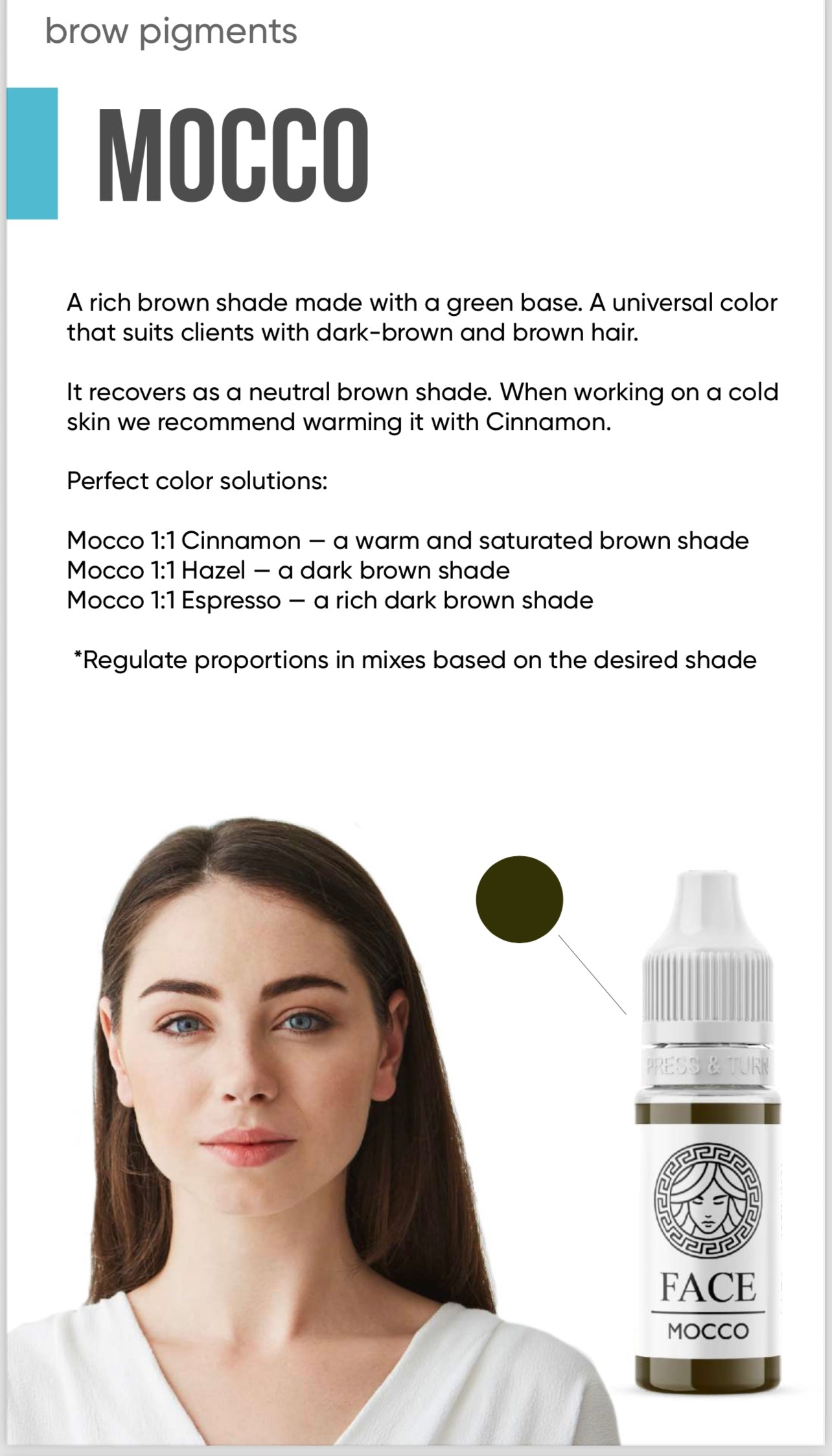 صبغات الوجه والحواجب