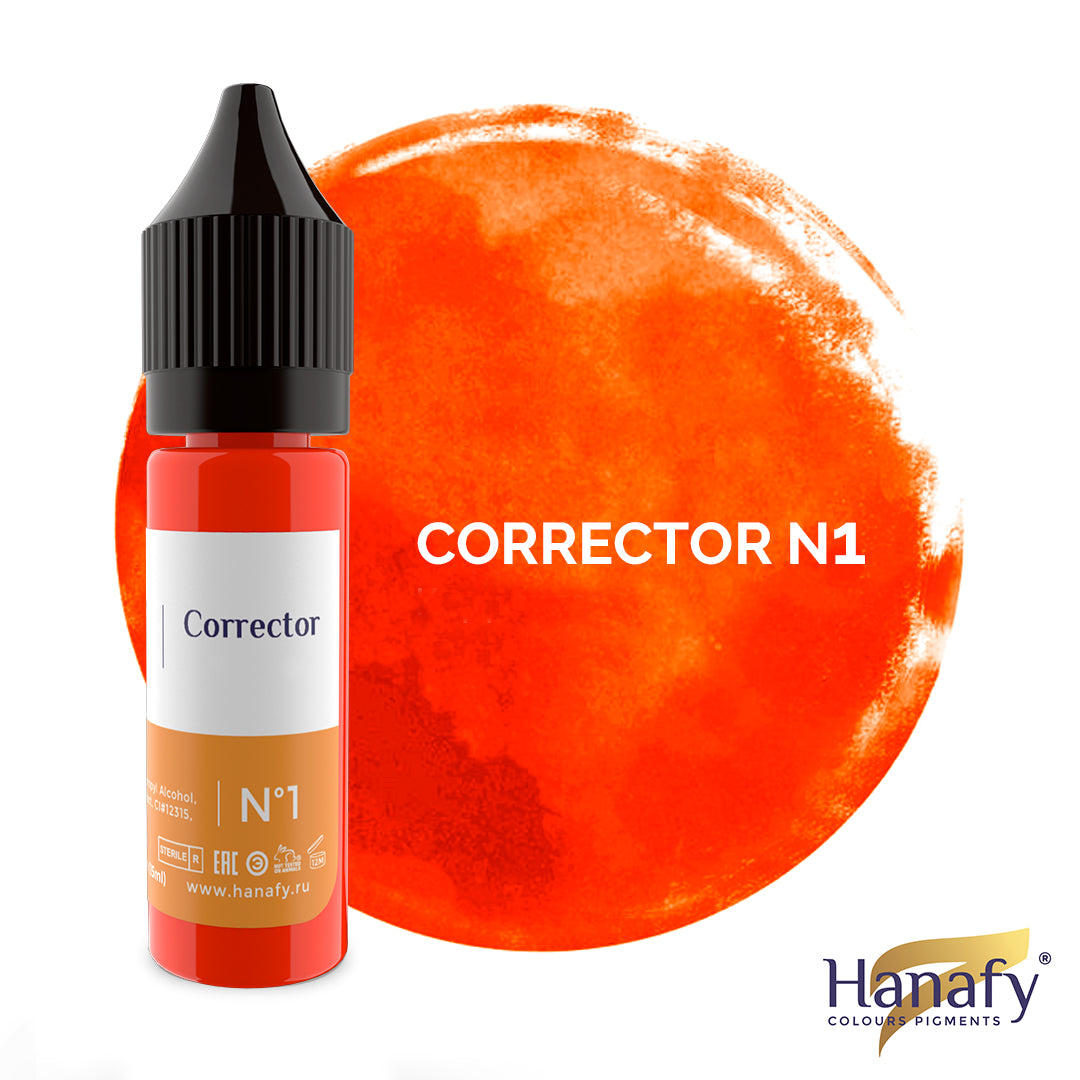 Corrector №1 BRIGHT ORANGE - Hanafy Corrector Pigments