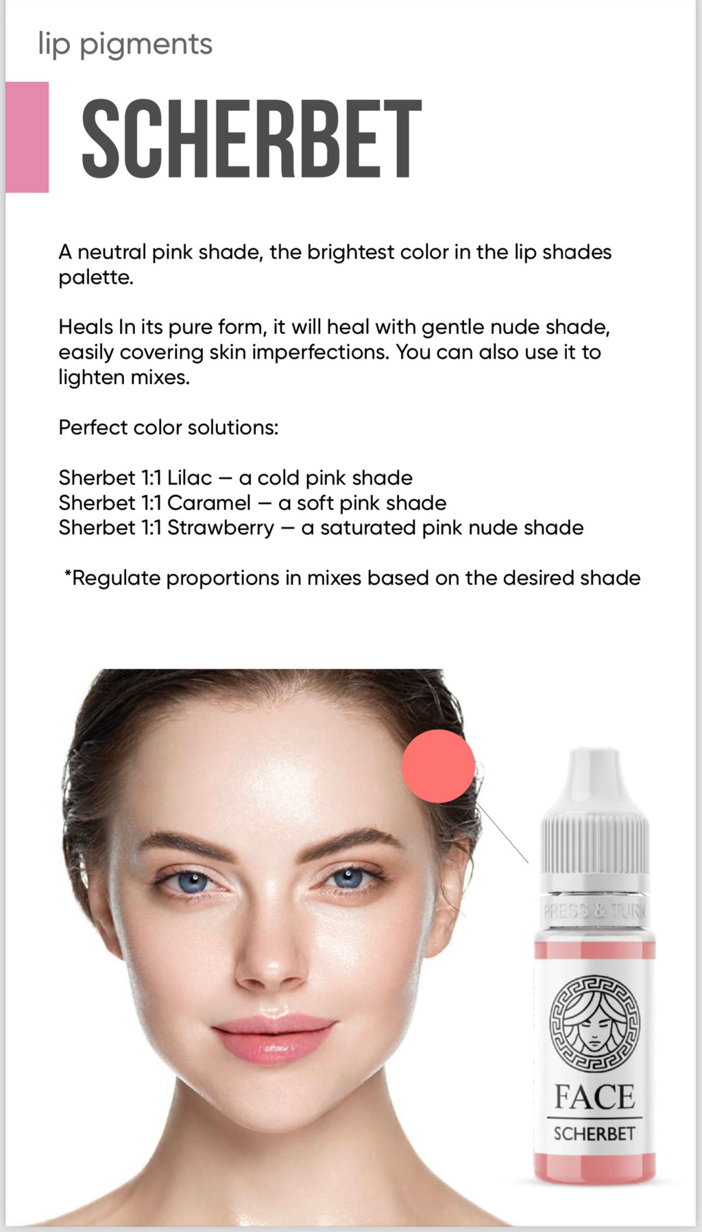 Face Lips Pigments