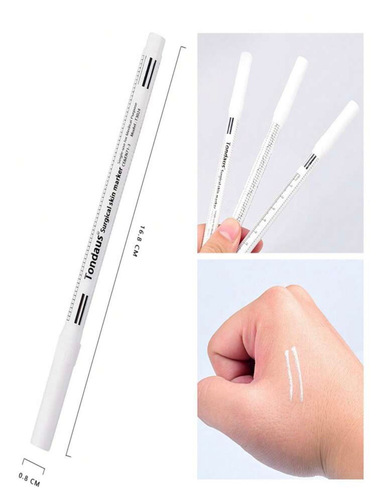 White Surgical Marker - Microblading Marker Pen