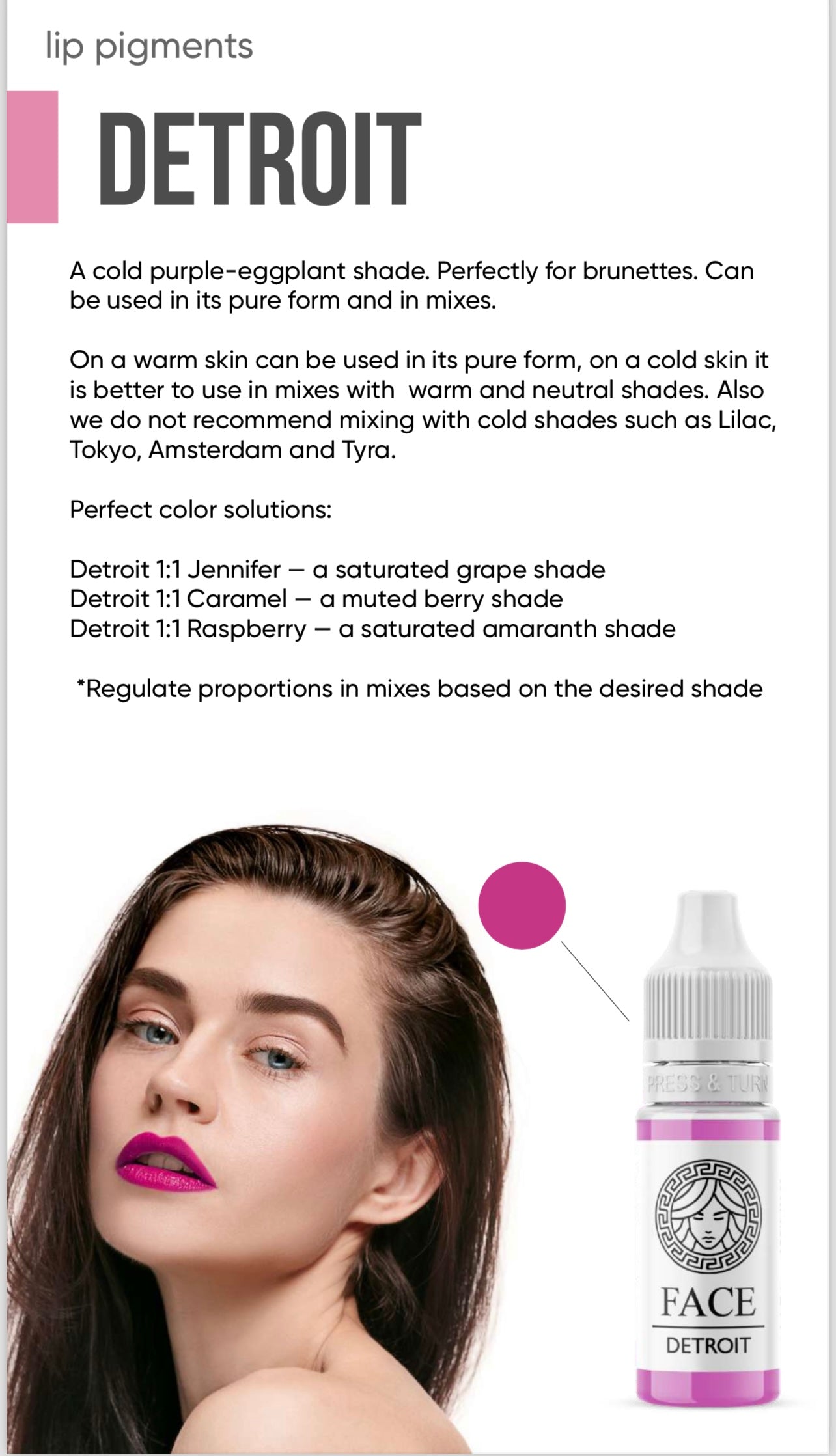 Face Lips Pigments