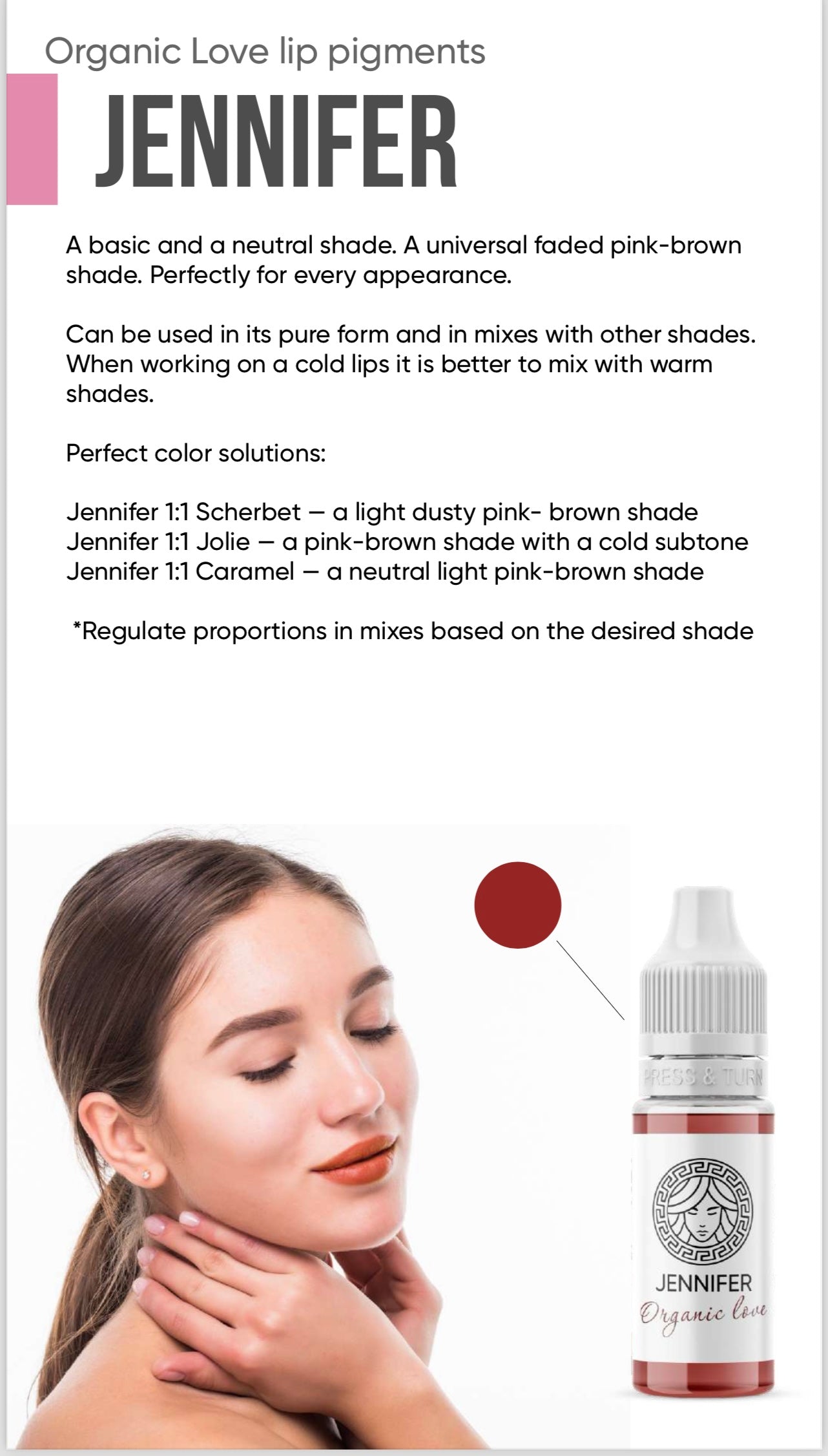 أصباغ الحب العضوية للوجه