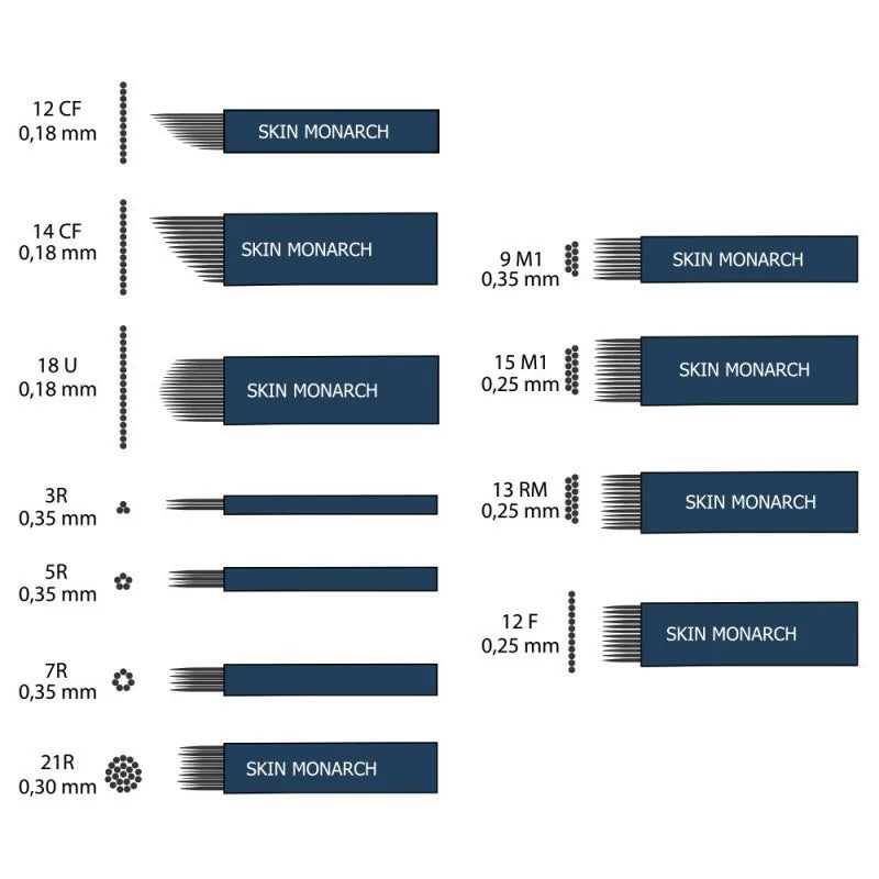 Skin Monarch Microblading needles (30 pcs.)