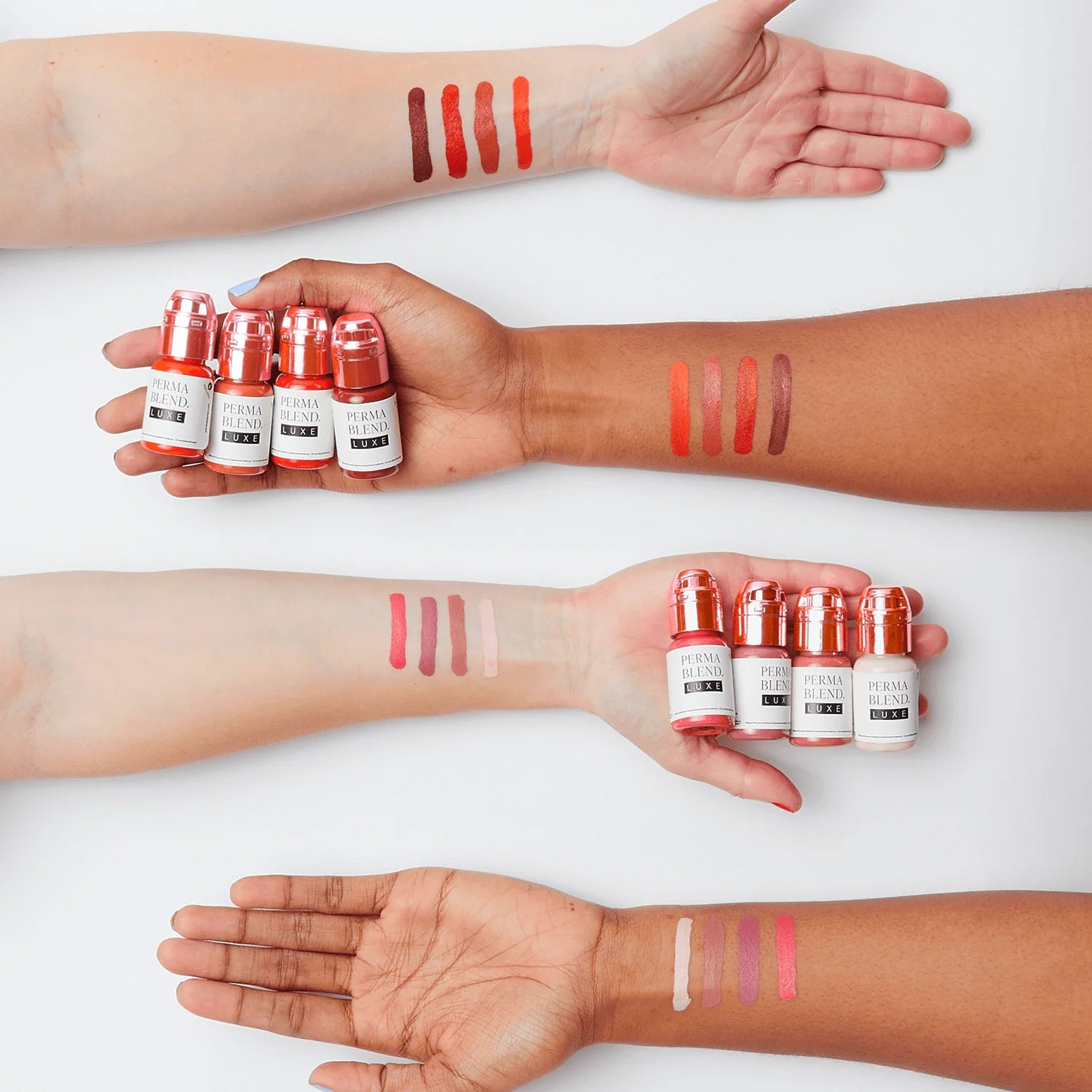 مجموعة الشفاه من بيرمابلند بوكر أب على شكل كأس زبدة