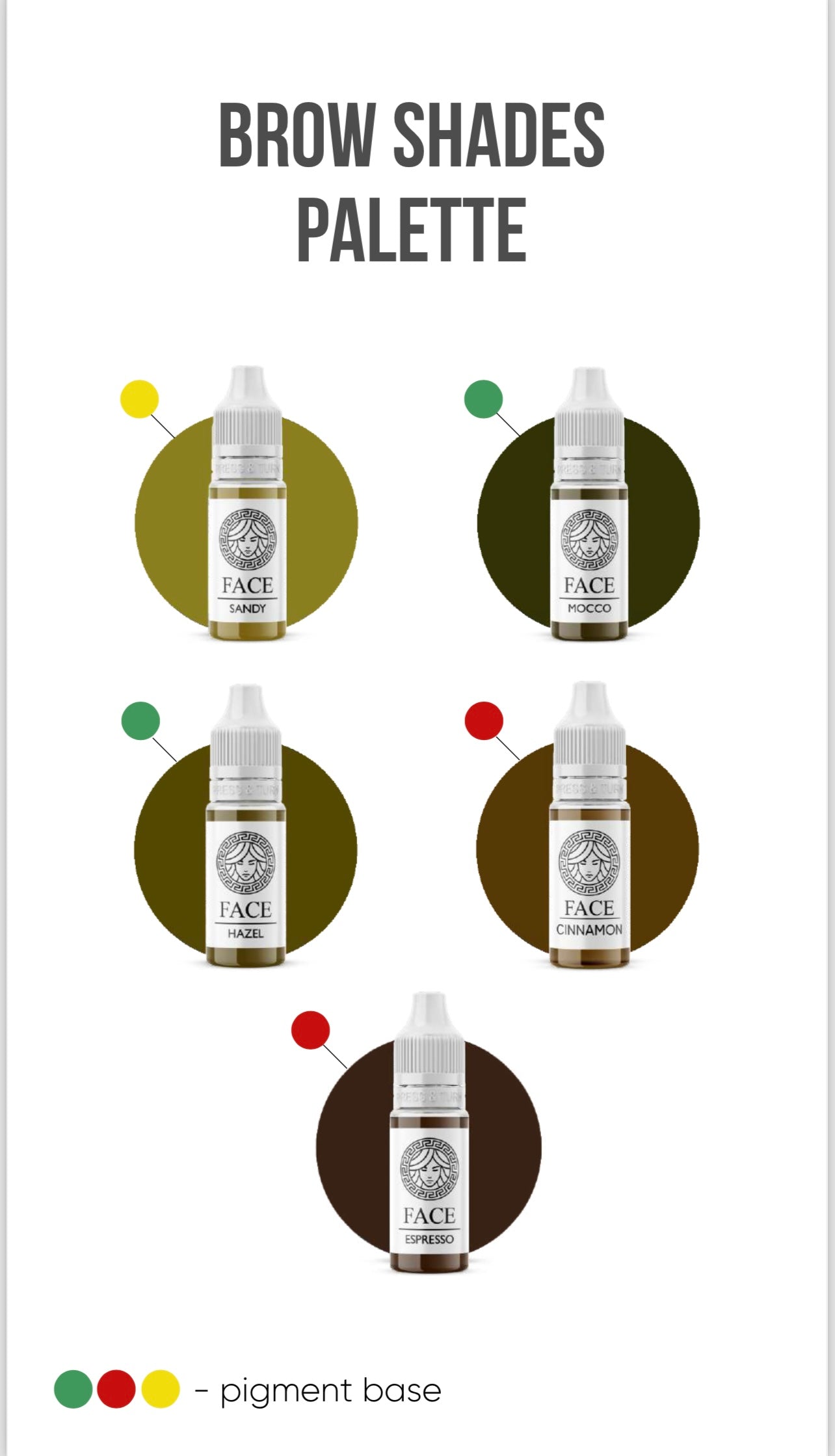 صبغات الوجه والحواجب