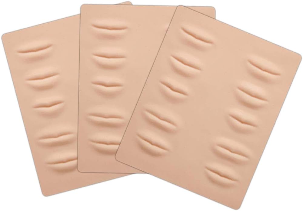 3D Lips Practice Skin – PMU Training Pad
