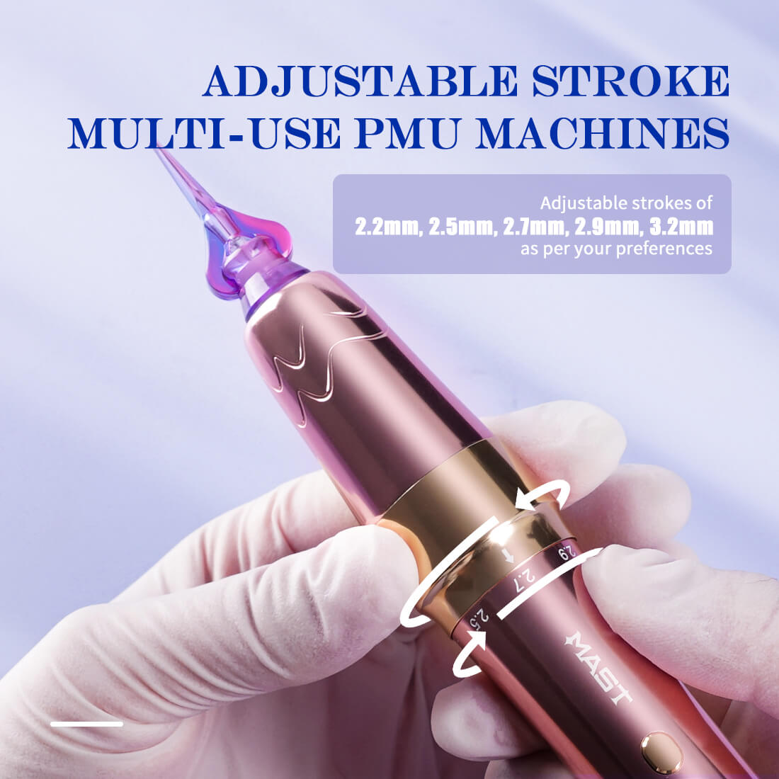 Mast P60 Wireless Pmu Machine (2.2mm-3.2mm Adjustable Stroke)