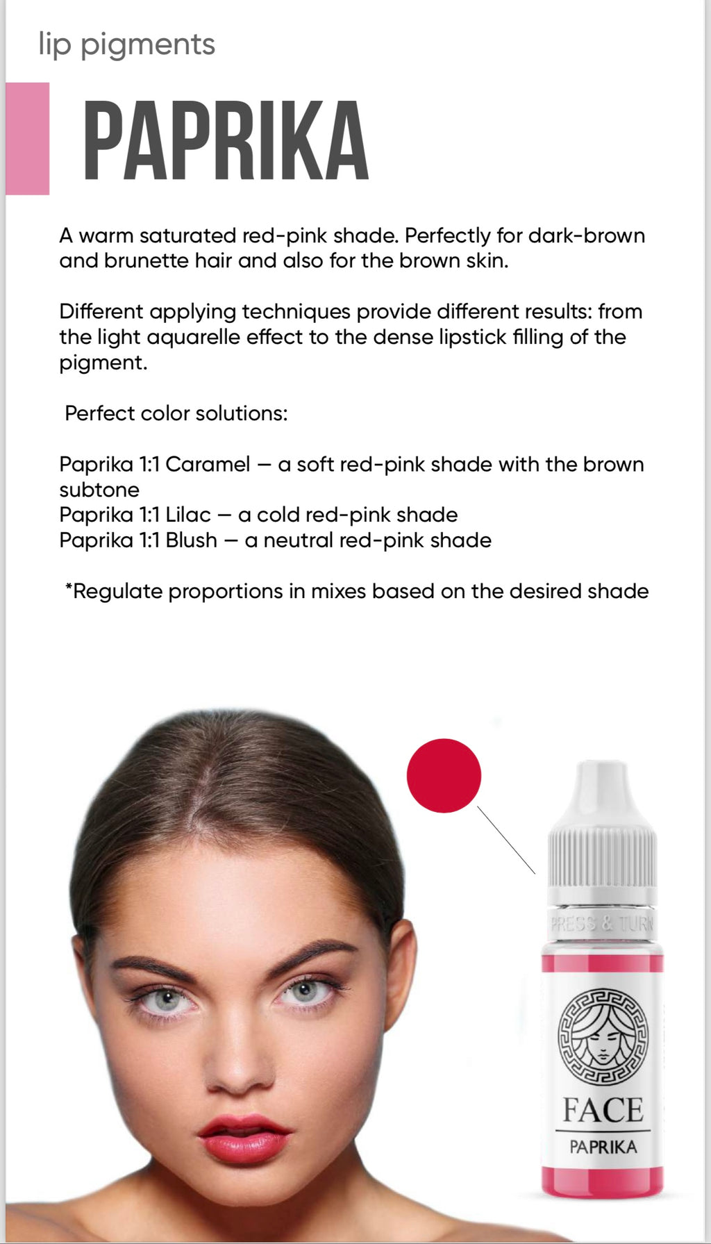Face Lips Pigments